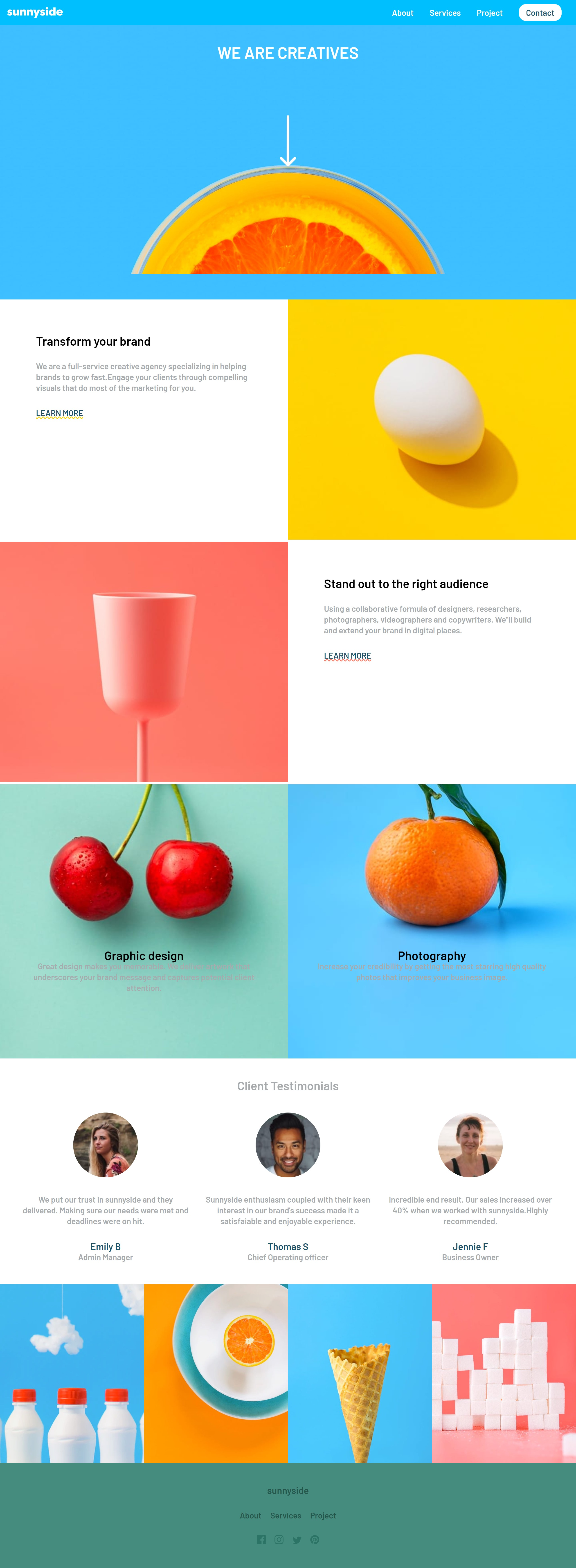 sunnyside-website